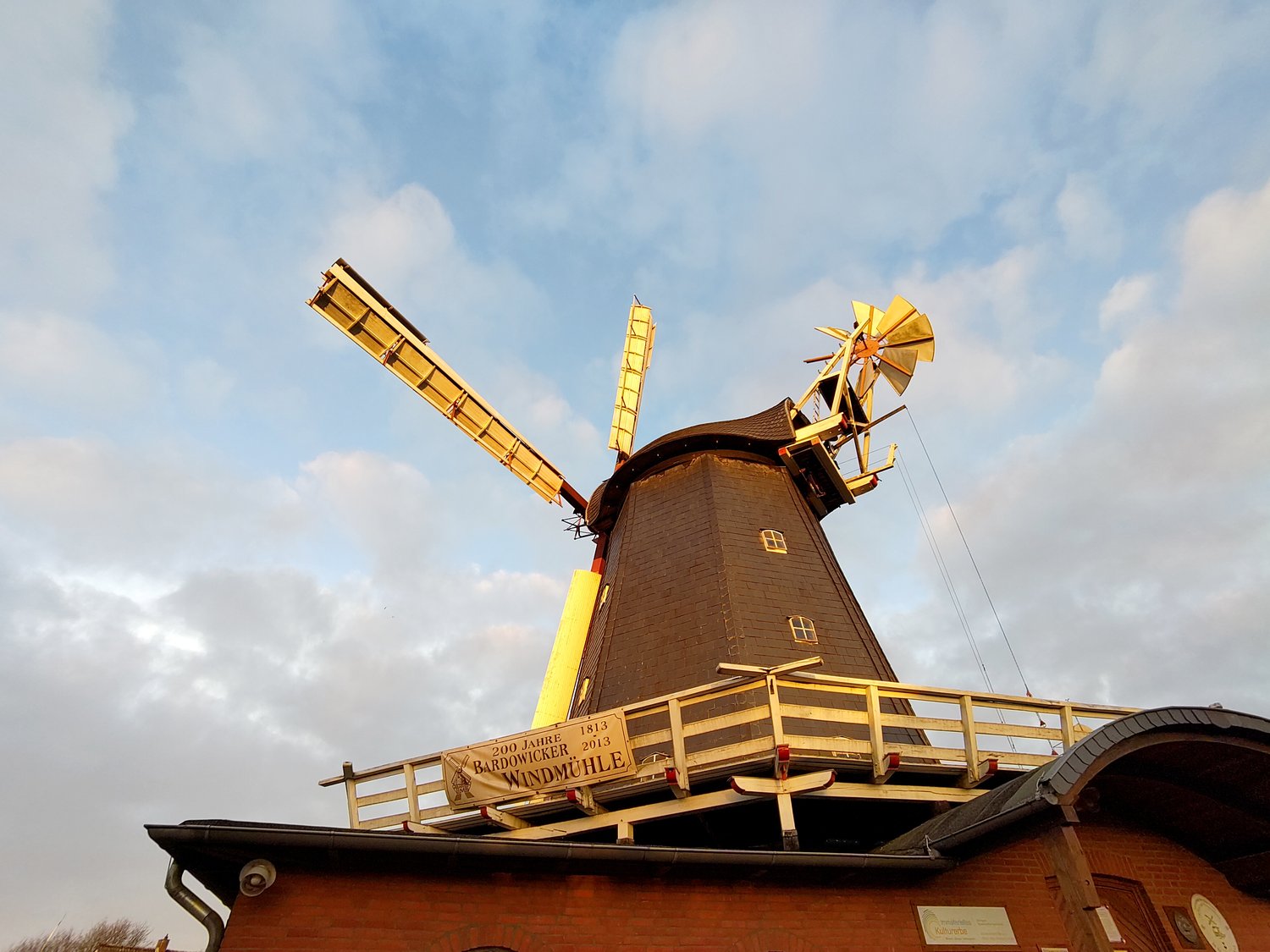 Die Meyer-Mühle in Bardowick, in der ich mein Getreide vermahlen lassen.